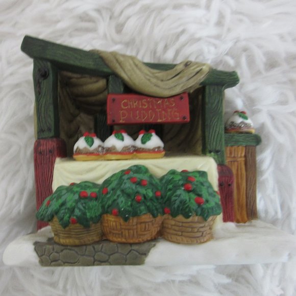 Deptartment 56 Christmas Pudding Costermonger #58408 *Pudding Stand Only* - Picture 2 of 10